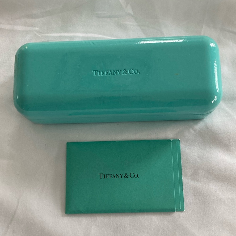 Tiffany Eyeglasses Case and Purchase Certificate